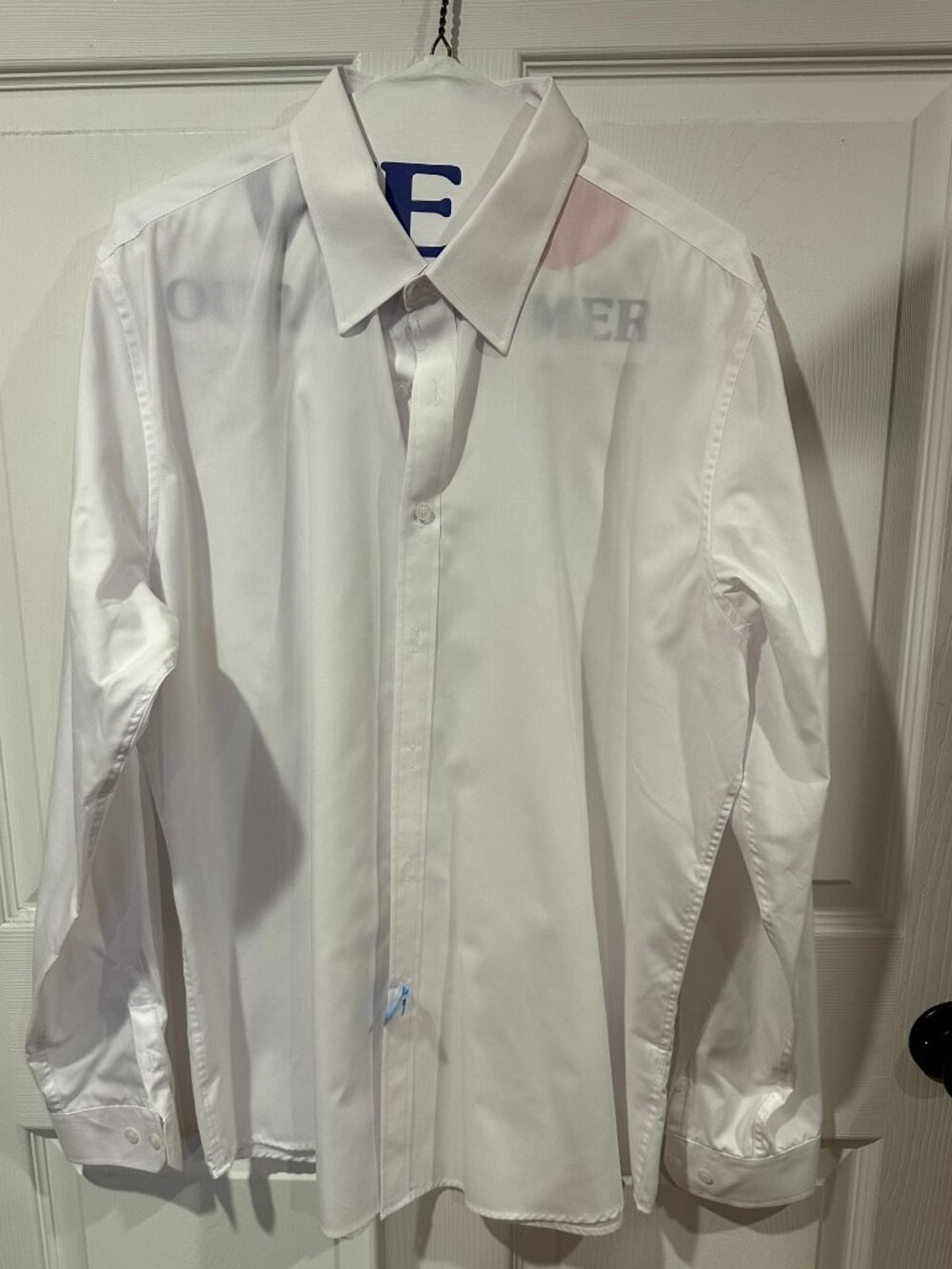PJ Paul Jones Button Up Shirt Mens XL White Long Sleeve Collared 331